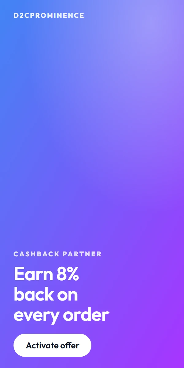 Affiliate half page creative at 300 x 600 pixels, built from the brand's own colours and type.
