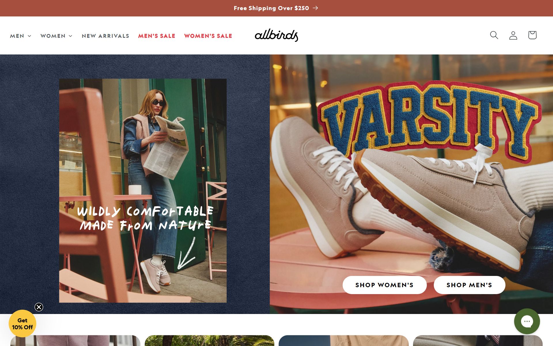 Screenshot of allbirds.com.au