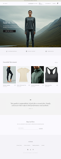 Collection Shopify homepage concept